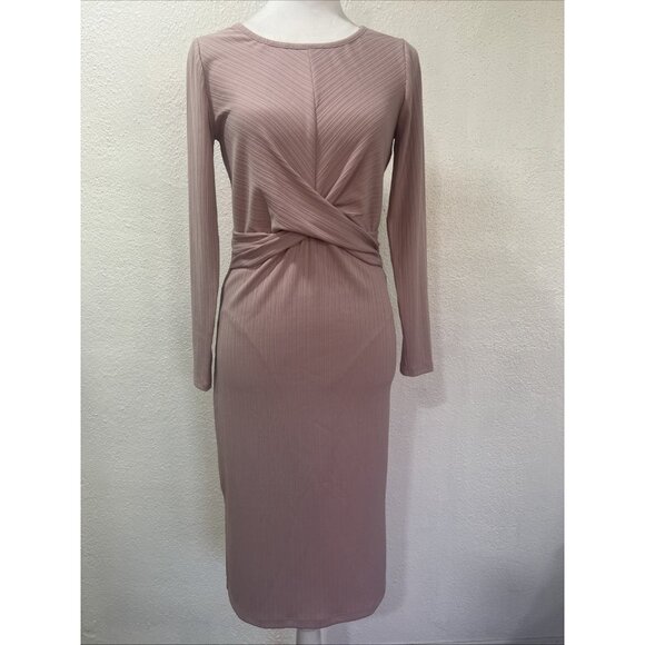 Nine West Dresses & Skirts - Nine‎ West Wrap Front Dress Size PS Pink Light Color Stretch